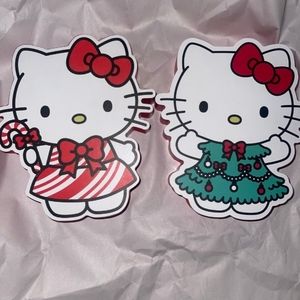 Hello kitty wall christmas decor bundle